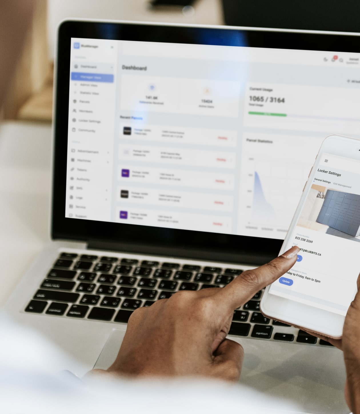BlueBox management app & dashboard